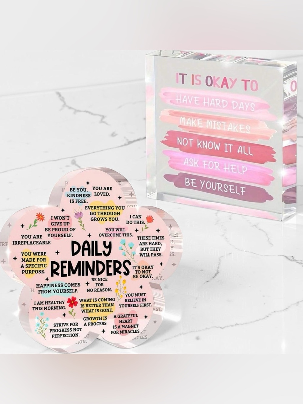 BUNDLE of Inspirational Acrylic decor.